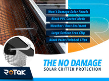 Load image into Gallery viewer, Critter Guard Mesh Roll & Kits (for Solar Panels)