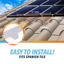 Load image into Gallery viewer, Pro Critter Guard Mesh S-Tile Precut Kits (for Solar Panels)