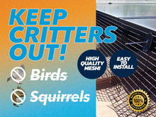 Load image into Gallery viewer, Pro Critter Guard Mesh Roll & Kits (for Solar Panels)